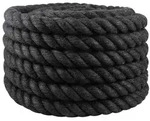 vidaXL Juteseil 40 Schwarz 100% Tossa Jute