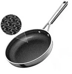Edelstahlpfanne 24cm DiamondTitan-Keramikbeschichtung Wabenstruktur Induktion