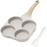 Pfanne Antihaft Induktion Eierpfanne Granit PFOAfrei 4 Omelette Beige