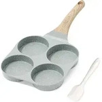 Pfanne Antihaft Induktion Granit Eierpfanne 4Loch Omelette Green