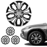 VEVOR 4x Universale Radkappen 16 Zoll, Radzierblenden Set aus ABS Kunststoff,