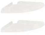 vidaXL Schwebendes Regal mit Regal 2 pcs Wei&szlig; 24 x 24 x 2 cm