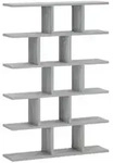 vidaXL Wandregal Sonoma-Grau 70 x 17 x 101 cm Holzwerkstoff