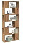 vidaXL B&uuml;cherregal/Raumteiler Artisan-Eiche 80x24x186 cm