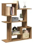 vidaXL Raumteiler-B&uuml;cherregal Artisan-Eiche 92x29x112 cm Holzwerkstoff