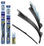alca&reg; Scheibenwischer Set mit Heckwischer passend f&uuml;r RENAULT CLIO IV (11.2012 -