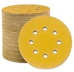 Schleifscheiben 125mm Klett 8 Loch 80 K&ouml;rnung 100 St&uuml;ck K&ouml;rnung 80