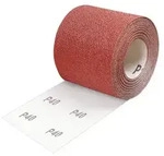 Schleifpapier 93 mm 10 m Handschleifer Holz Metall Rot K&ouml;rnung 40