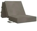 vidaXL Klappsofa Bett 75 x 63 x 45 cm Hellgrau