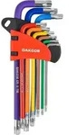 DAKCOS Torx Schl&uuml;ssel Set T10-T50, 9-tlg Torx Winkelschl&uuml;ssel Satz mit