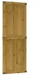 vidaXL Scheunent&uuml;r Corona Honigbraun 70 x 210 cm Massives Kiefernholz
