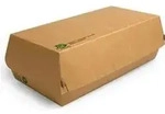 PAPSTAR Baguettebox ''pure'', Ma&szlig;e: 220 x 105 x 75 mm aus ungebleichtem