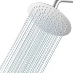 20CM Rund Regendusche Duschkopf Geb&uuml;rstetes Nickel, 8 Zoll Wasserfall Duschkopf