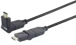 HDMI A-Stecker/HDMI A-Stecker winkelbar HEAC 3m