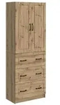vidaXL Schrankset 2 pcs Artisan-Eiche 66 x 34,5 x 87 cm Holzwerkstoff