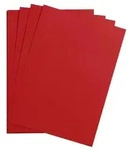 Clairefontaine Maya Fotokarton 50x70cm 270g 125 Bogen - Mohnrot| 397202C
