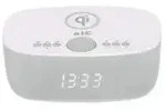 AIC-28-BT Uhrenradio Bluetooth, Qi 10W kabellos laden, UKW 10 Senderspeicher,