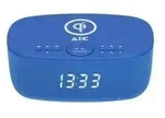 AIC-28-BT Uhrenradio Bluetooth, Qi 10W kabellos laden, UKW 10 Senderspeicher,