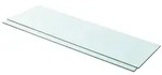 vidaXL Regalb&ouml;den 2 Stk. Glas Transparent 100x30 cm