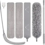 Staubwedel Teleskop Mikrofaser Eckbesen Spinnweben Grau 3pcs