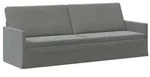 vidaXL 3-Sitzer Sofa Dunkelgrau 220 x 81 x 82 cm Samt (V)