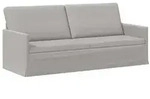 vidaXL 3-Sitzer Sofa Wolkengrau 190 x 81 x 82 cm Stoff