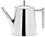 Teekanne 800ml Edelstahl, Teebereiter mit Siebeinsatz