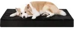 Hundebett orthop&auml;disches waschbar Schwarz L 90 x B 55 x H 7 cm