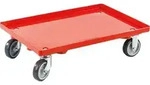 Transportroller 417 x 615mm rot gewschl.