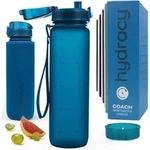 Trinkflasche Fruchteinsatz BPAfrei 1L - Schnelltrink Mitternachtsblau