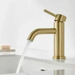 Wasserhahn Bad Mischbatterie, Waschtischarmatur mit Ger&auml;uscharmem Keramischem
