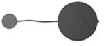Logitech Rally Bar Mini Linsenabdeckung, graphit
