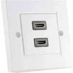 S-Conn 79500-2 2 x HDMI Wei&szlig; Steckdose (79500-2)