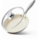 Bratpfanne Keramik-beschichtet 23cm mit Deckel Induktion geeignet