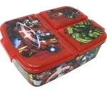 Brotdose Lunchbox F&auml;cher Unterteilung Kinder BPAfrei Avengers Heroes