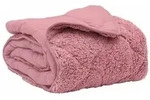 vidaXL Winterbettdecke Rosa 240 x 260 cm Mikrofaser und Teddy-Fleece