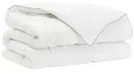 vidaXL Winterbettdecke Wei&szlig; 200 x 240 cm Bambus