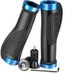 Fahrradgriffe MTB BMX Aluminium Endkappen Downhill Blau