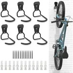Fahrradhalterung Wandhalterung L Form vertikal EVA Gummi 6 St&uuml;ck