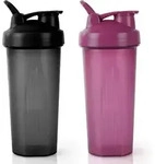 Proteinshaker 600ml Messskala BPAfrei 600ml Handhaben: Schwarz+lila
