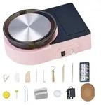 VEVOR Mini T&ouml;pferscheibe Maschine 158 mm Drehteller mit einstellbarer