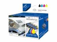MediaRange Combo-Pack für T0891-94 2xBK/1xC/M/Y Multimedia-Technik Patronen Epson