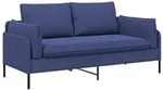 vidaXL 2-Sitzer Sofa 2-Sitzer Polizeiblau 188 x 81 x 89 cm Samt