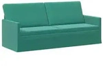 vidaXL 3-Sitzer Sofa T&uuml;rkis 190 x 81 x 82 cm Samt (V)
