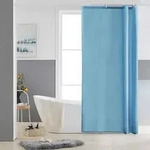 Duschvorhang schmal Eckdusche 80x180 H180 x B80 cm (1er Pack) Hellblau