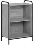 vidaXL B&uuml;cherregal 55,5 x 33 x 174 cm Holzwerkstoff Sonoma-Grau