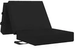 vidaXL Klappsofa Bett 75 x 63 x 45 cm Schwarz