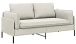 vidaXL 2-Sitzer Sofa 2-Sitzer Creme 188 x 81 x 89 cm Samt