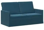 vidaXL 2-Sitzer Sofa Blau 150 x 81 x 82 cm Samt (V)