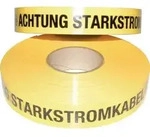 Trassenwarnband Aufdruck Achtung Abwasserleitung B.40mm L.250m gr&uuml;n